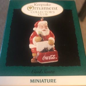Hallmark Collector’s Club Keepsake Miniature Ornament - Cool Santa
